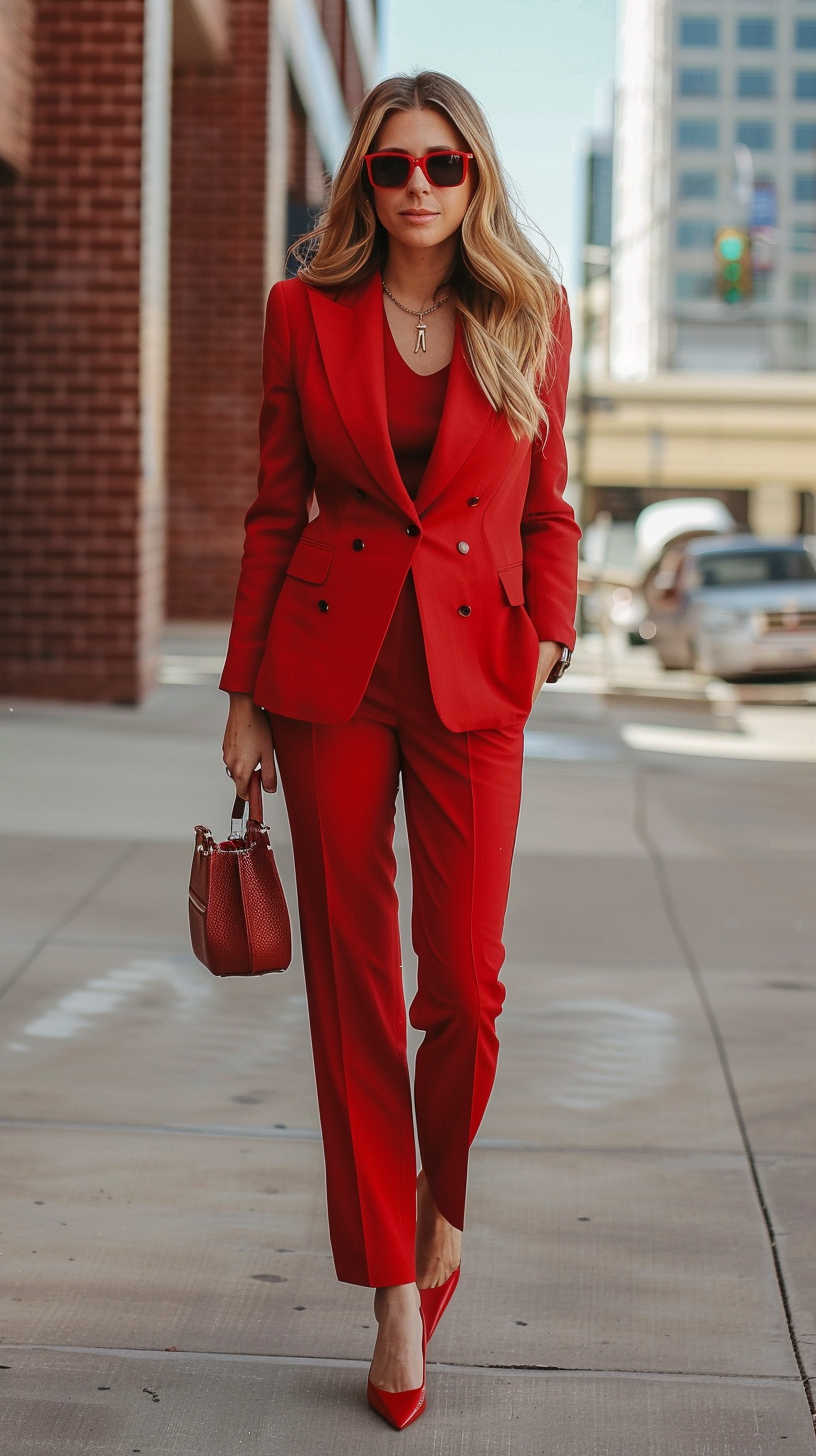 Power Red: How to Command Attention with a Monochromatic Look