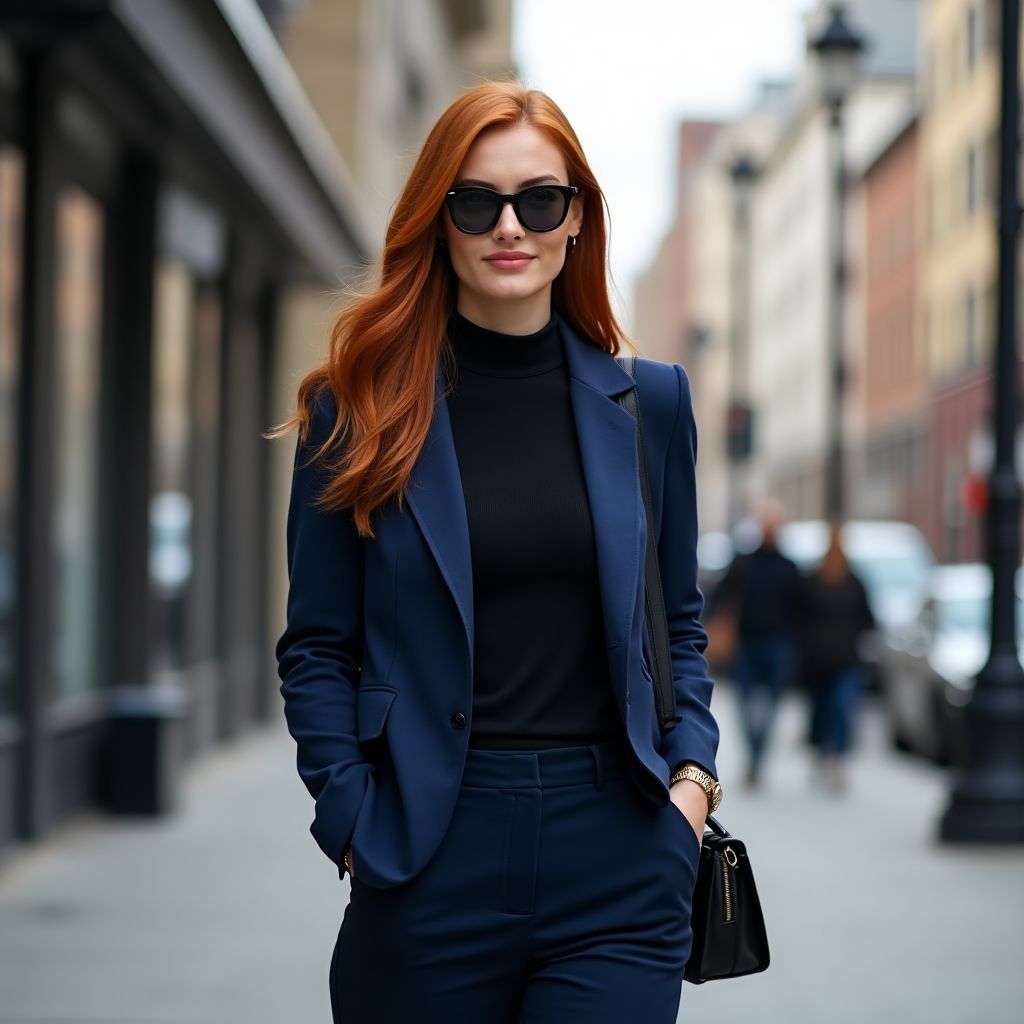 Urban Chic: How to Nail the Tailored Navy Suit Look | iNthastyle