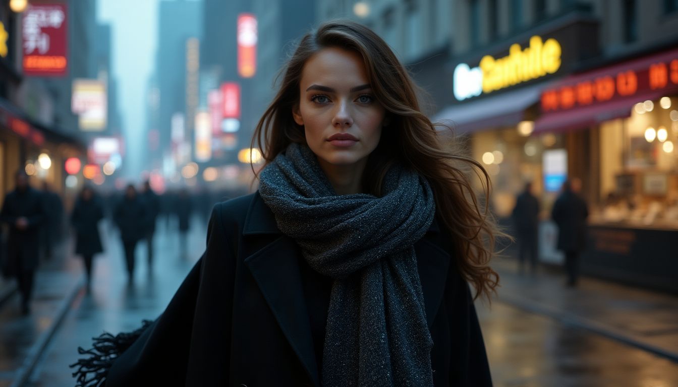 story1_1738480638_file Urban Elegance: Midnight Black Coat, Charcoal Scarf, Polished Boots - A Modern Muse's Chic Cosplay Style