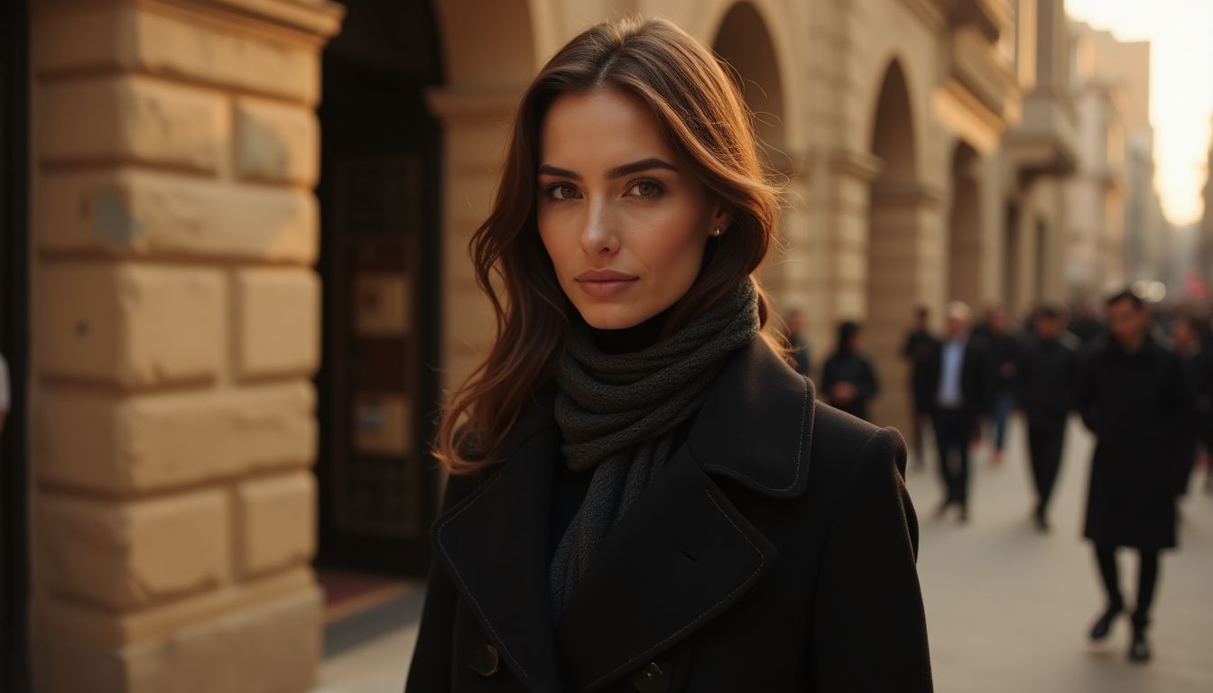 story1_1739844876_file Urban Minimalist Chic: Tailored Black Coat, Charcoal Scarf, and Polished Boots for the Modern City Muse