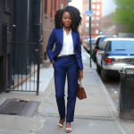 Midnight Blue Power Suit: Elevate Your Cosplay Style with Chic Urban Elegance and Timeless Fashion Tips