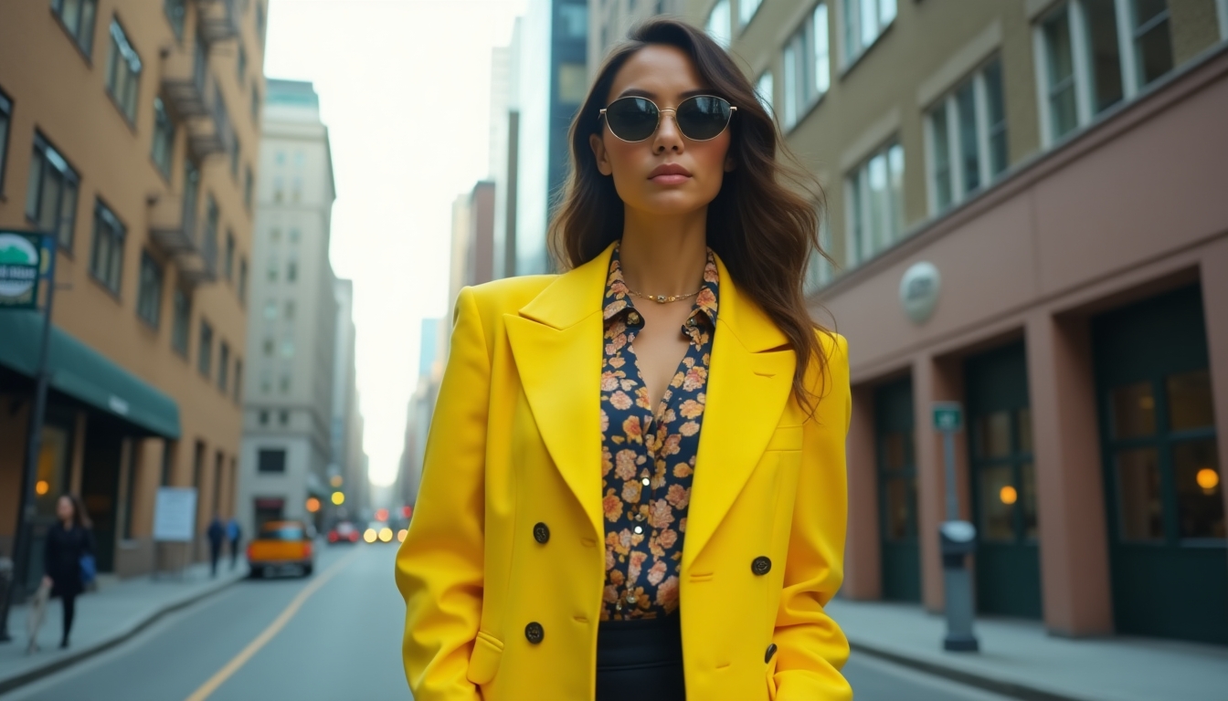 look4_1745106743_file Dare to Dazzle: Stylish Yellow Blazers for Every Season - Bold Color Pairings and Trendy Accessories for Women