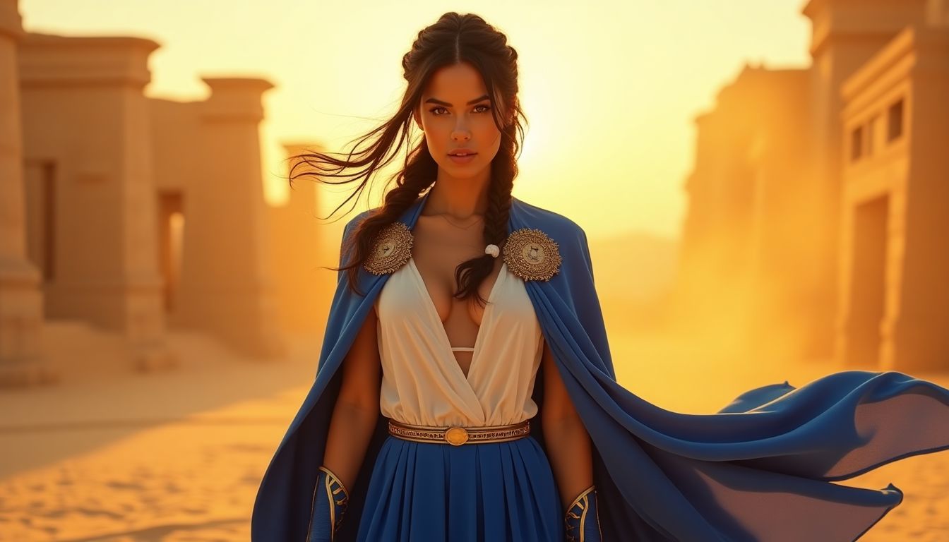 story_1736119687_file White and Blue Sailor-Inspired Outfit with Bow Tie, Bohemian Lace Accents, and Flowing Skirt Styled for Vintage-Modern Cosplay